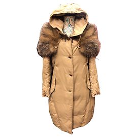 Ermanno Scervino Length down jacket Beige