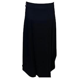 Helmut Lang-Helmut Lang Maxi Skirt in Black Viscose-Black