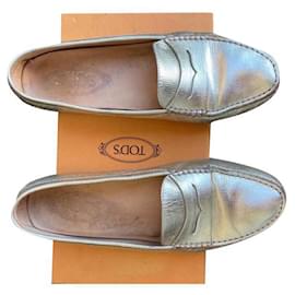 Tod's-Tod's loafers-Silvery
