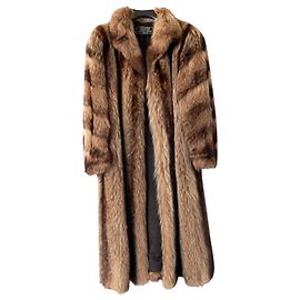 Autre Marque Claude ALEXANDRE fur coat brown XL Brown