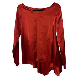 Top rojo de poliéster Gerard Darel Roja
