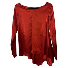 Top rouge en polyester Gerard Darel Rouge