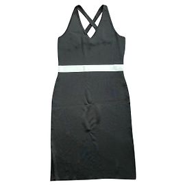 Ralph Lauren Black Label Kleid Schwarz Viscose Schwarz