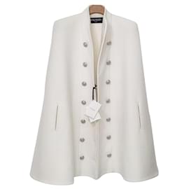 Balmain Mantel Weiß