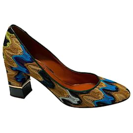 Missoni-Missoni Raschel Heels in Multicolor Acrylic-Multiple colors