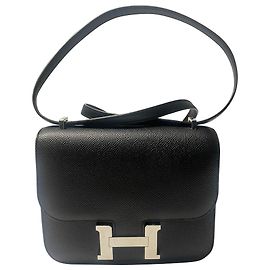 Hermès Hermes Constance 18 en cuir epsom noir Noir