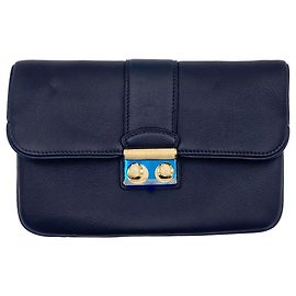 Louis Vuitton Sofia Coppola Clutch Slim Azul Nuevo Azul oscuro