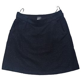 Minifalda Chanel Uniform azul marino Azul marino