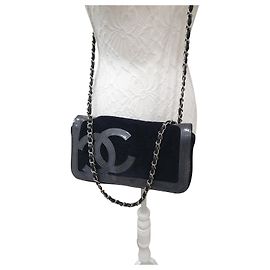 Chanel Timeless Black Tweed Handbag Black