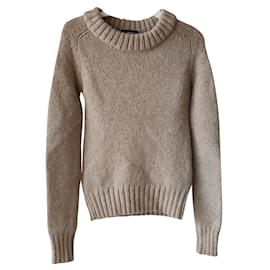 Dolce & Gabbana-DOLCE & GABBANA BEIGE KNIT CARDIGAN-Beige