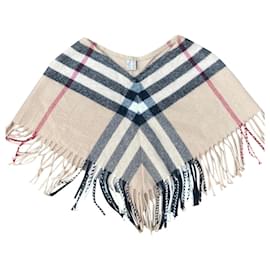 Burberry-Superb burberry girl child poncho-Beige