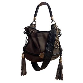 Brigitte Bardot de Lancel Marrone scuro