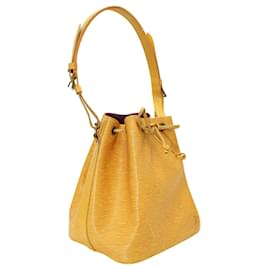 Louis Vuitton-Vintage Yellow Noe Petit Bucket Bag-Yellow