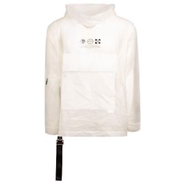 Off White Anarock Jacke mit mehreren Symbolen Weiß