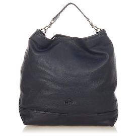 Mulberry Blue Leather Effie Tote Bag Blue Dark blue