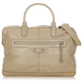 Balenciaga Gris Motocross Classic Mini Folder Sac Business Gris