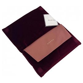 Gucci clutch bag Dark red