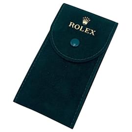 Rolex-Bustina porta orologio da viaggio Rolex-Verde