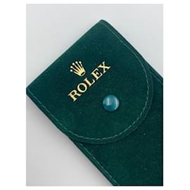 Rolex-Bustina porta orologio da viaggio Rolex-Verde