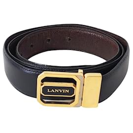 LANVIN Gürtel Schwarz