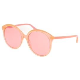 Gucci-Runde/Ovale Sonnenbrille von Gucci-Orange