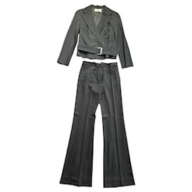 Valentino Black Wool Pantsuit Black