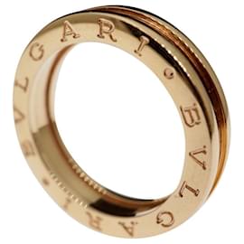 Bulgari-Bulgari Bvlgari B-Zero1 18k oro rosa 1 Tamaño del anillo de bandas 57-Gold hardware
