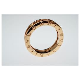 Bulgari-Bulgari Bulgari B-Zero1 18k Rose Gold 1 Dimensioni dell'anello delle bande 57-Gold hardware