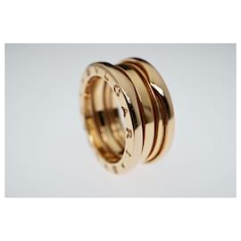 Bulgari-Bulgari Bvlgari B.Cero1 18k oro rosa 3 Tamaño del anillo de banda 54 Herrajes de oro dorado-Gold hardware