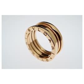 Bulgari-Bvlgari B.Cero1 18k oro rosa 3 Tamaño del anillo de banda 54 Herrajes de oro dorado-Gold hardware