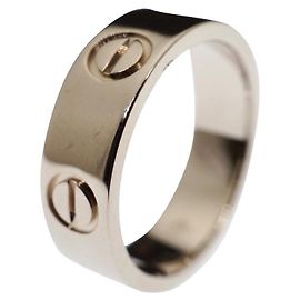 cartier 18 Karat Weißgold Liebesring Silber