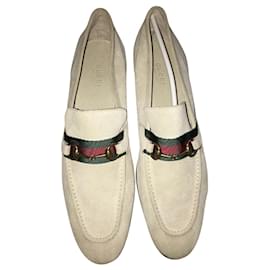 Gucci Mocassins Écru