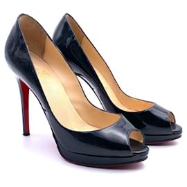 Christian Louboutin-Louboutin Very Prive pumps in black patent leather-Black