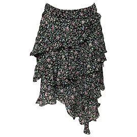 Isabel Marant Etoile Jupe Midi Jeezon en Viscose Multicolore Multicolore