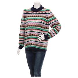 Suéter J.Crew de lã e nylon Tamanho L Multicor