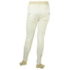 Dondup-Dondup Jean skinny blanc en jean Pantalon en coton Pantalon sz 27 Code 3844432-Blanc
