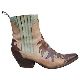 Sartore p boots 39,5 Green Light brown Dark brown