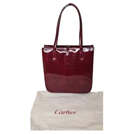 Cartier-Handbags-Dark red