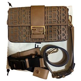 Fendi Baguette Unisexe Edition Limitée Marron Noir Marron clair Marron foncé