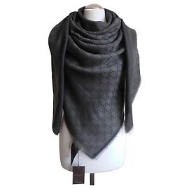 ggweb gucci schal neu Anthrazitgrau
