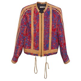 Jaqueta de seda See by Chloé Multicor