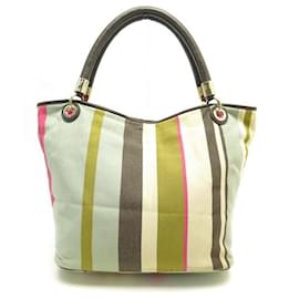 Lancel-BOLSO DE MANO FLAIR A FRANCÉS DE LANCEL05323 BOLSO DE MANO LONA MULTICOLOR-Multicolor