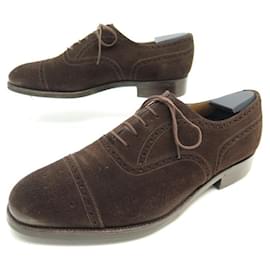JM Weston-JM WESTON SHOES 310 special order 9.5E 43.5 LARGE RICHELIEU SHOES-Brown