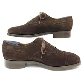 JM Weston-JM WESTON SHOES 310 special order 9.5E 43.5 LARGE RICHELIEU SHOES-Brown