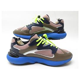 Christian Dior-NEW CHRISTIAN DIOR BASKETS B SHOES24 45 CANVAS & LEATHER + SNEAKERS BOX-Multiple colors