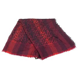 NEU STOLE LONGCHAMP MODALWOLLE SEIDE BORDEAUX CHALE 140 CM STOLE SCHAL NEU Bordeaux