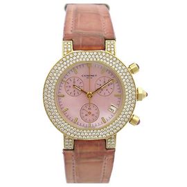 CHAUMET CLASS ONE UHR 40 mm oder 18K & DIAMONDS CHRONOGRAPH GOLD UHR Golden