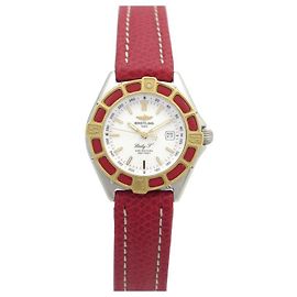BREITLING LADY J CLASSE D RELÓGIO52065 31 RELÓGIO DE OURO E AÇO MM QUARTZO Prata