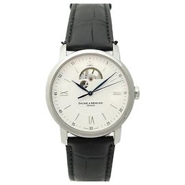 RELÓGIO ABERTO BAUME & MERCIER CLASSIMA XL 65558 42RELÓGIO DE AÇO AUTOMÁTICO MM Prata