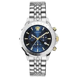 Versace-Chrono Signature Bracelet  Watch-Metallic
